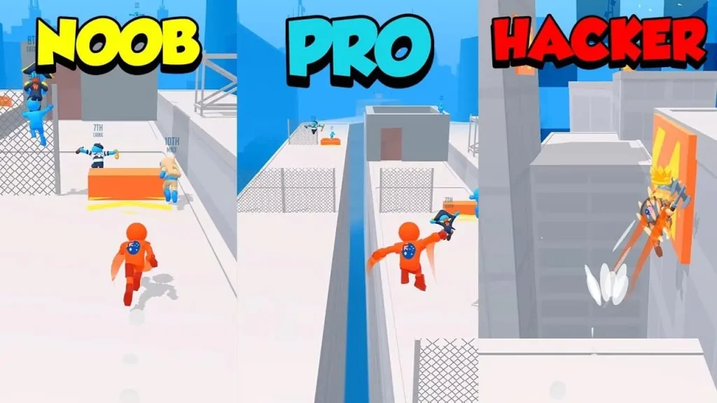 Multiplayer Mode in  Parkour Race