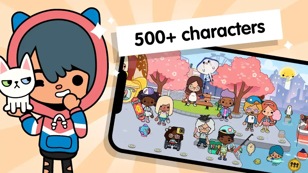 Unlimited Characters in Toca Life World