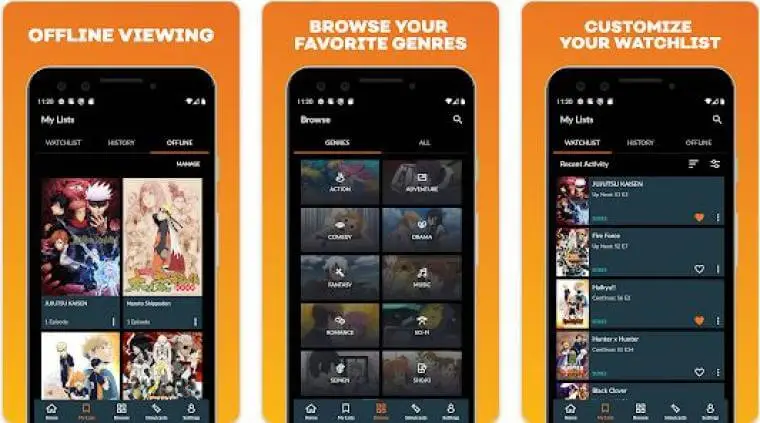 Ad-Free Streaming Crunchyroll app